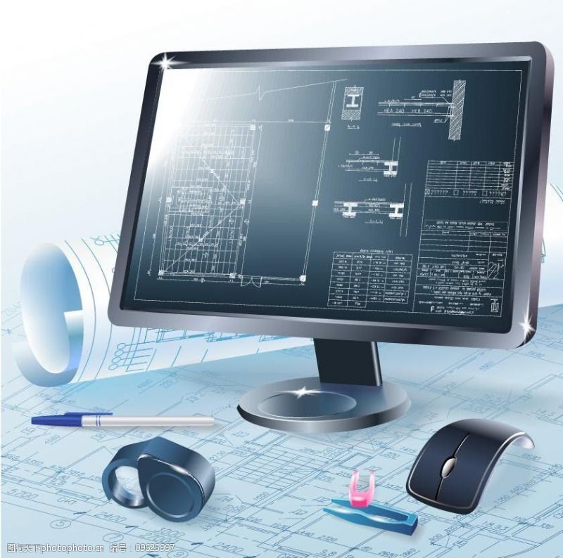 电脑辅助设计图片素材在计算机网络设计成果转让中的价值与应用